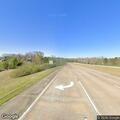 Traffic stop on black Toyota pickup on I-75