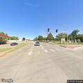 Motorcycle and vehicle crash at Pennsylvania and Oak