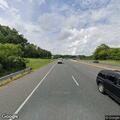 Traffic stop with Toyota Tacoma on I-695