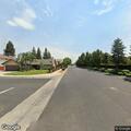 Traffic stop on black Toyota Tacoma in Clovis