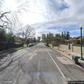 Vehicle blocking roadway at Maple and Oleander