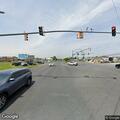 Debris blocking intersection at North Point and New Battle