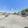 Two-car crash with fluid spill at South State Street