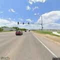 Motorcyclist falls and hits vehicle on East Harmony Road