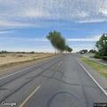 Traffic stop on blue car in Boardman