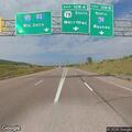 Deer carcass blocking left lane on I-39