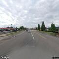 Vehicle hits bus stop at 38th Avenue and Ames Street