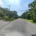Loose dog running in road in Yaphank