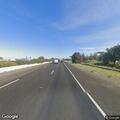 Pedestrian walking in lanes on eastbound I-80