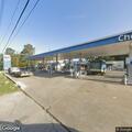 Small grass fire at Chevron gas station in Spring