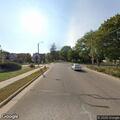 Loose dog running on County Road B