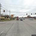 Silver pickup with no plate at Poplar Level Road