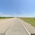 Car and deer crash on I-35 southbound