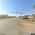 Traffic stop of blue pickup truck in Pineville