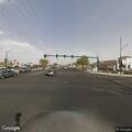 Complainant waiting in white Chevy Malibu with hazards