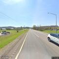 Single vehicle crash with downed power lines