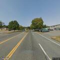 Broken telephone pole on Route 9 near town line