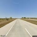 Unoccupied truck blocking lane on Highway 69