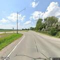 Car and deer crash in Ray Township