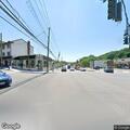 Water main break causing road hazard
