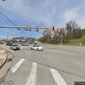 Vehicle and motorcycle crash on Library Road