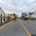 Black bear running in roadway on Main Street