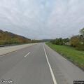 Large rock blocking lane on State Route 7 south