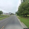 Traffic stop of black Honda sedan on Chestnut Street