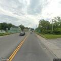 Erratic white SUV driving westbound into Oneida