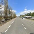 Traffic stop with sobriety test on I-5 shoulder