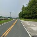 Tree blocking both lanes on Crabtree Falls Highway