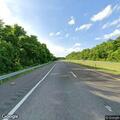 Car driving on highway with headlights turned off