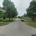 Large tree blocks road on Maywood near St. James
