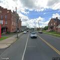 Low-hanging wire hazard on Broad Street