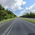 Car out of gas on I-26 eastbound shoulder