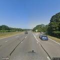 Disabled car on ramp from I-95 to Route 2
