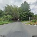 Tree trunks blocking roadway on Little Baltimore Road
