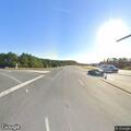 Officer conducts traffic stop near highway junction