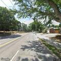 Disabled motorcycle on Route 16 in Watertown