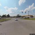 Car forced off road by blue semi truck on US-127
