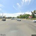 Traffic stop for expired registration on gray sedan
