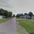 House fire with heavy flames on West Washington
