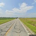 Car and motorcycle crash with head injury