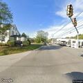 Pickup forces driver off road on Deerfield Road