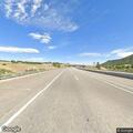Large dead animal blocking I-25 northbound lanes