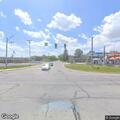Traffic stop at Ninth and Main for expired plate
