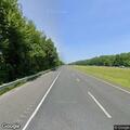 Tree blocking shoulder on I-91 south in Hatfield
