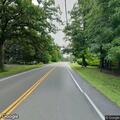 Landscaping trailer blocking lane on Beekman Road