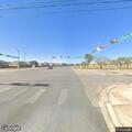 Traffic stop involving black pickup near school