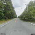 Dead deer blocking lane on Nanticoke Road